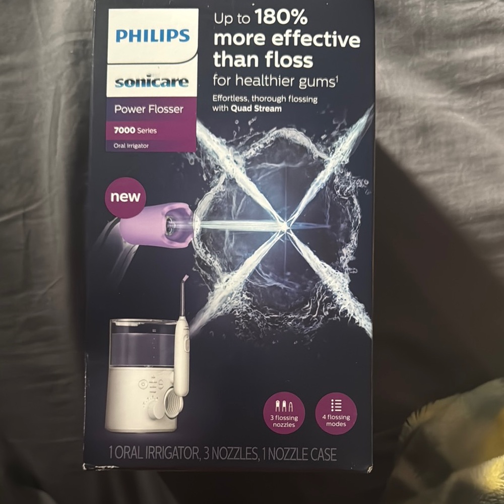 Philips Sonicare Power Flosser in Purple and White-Brand New- Never Opened